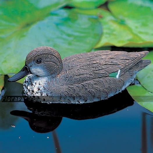 Úszó réce nőstény, 29 cm - Élethű madár figura - csalimadár / 1065148
