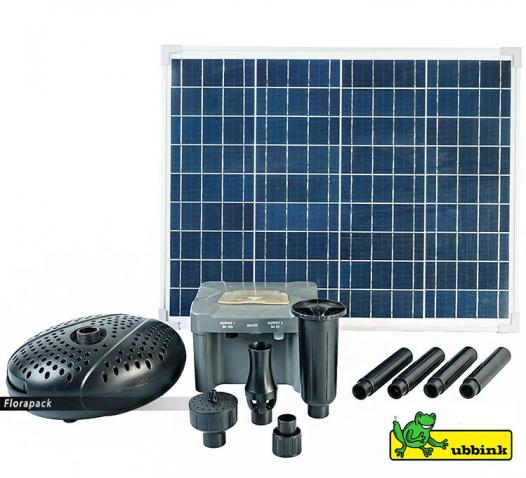 Ubbink SolarMax 2500 napelemes szökőkút szett akkumulátoros tárolóval / 1351183