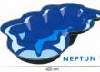 Ubbink Tavacska "Neptun V" 3800 l 240x420x100cm üvegszálas / 1060466