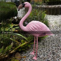 Álló flamingó, 88 cm - Élethű műanyag madárfigura / 1382503