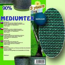 Belátásgátló, szélfogó és árnyékoló háló MEDIUMTEX  160 g/m2 - 90% takarás