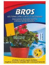 Bros Rovarfogó sárga lap virágcserepekhez 10db-os / B384