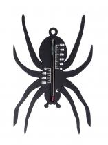 Nature Kültéri műanyag hőmérő - fekete pók forma 15x10x0,3 cm