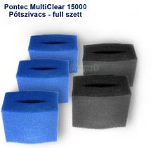 Pontec MultiClear 15000 Pótszivacs szett - Teljes készlet (5db) / 42752FP