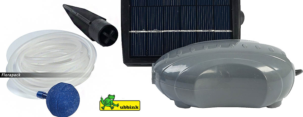 Ubbink AIR Solar 120l/h kültéri napelemes légpumpa - tólevegőztető